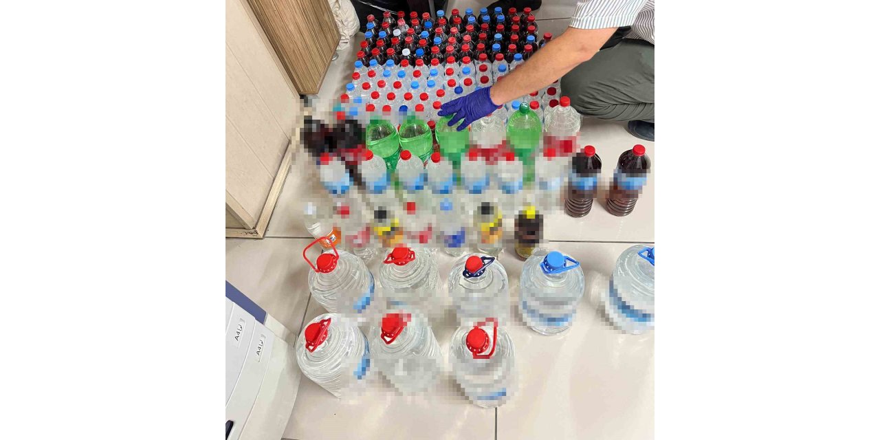 Tokat’ta sahte içki operasyonu: 2 gözaltı