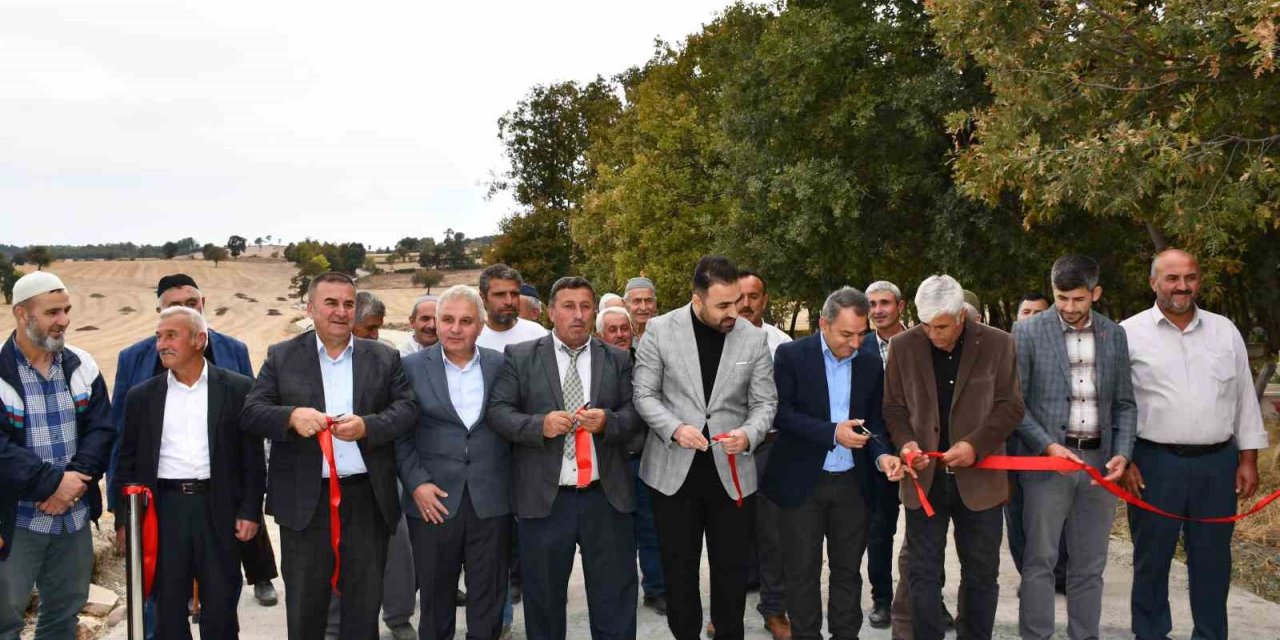Vezirköprü’de yol açılışı