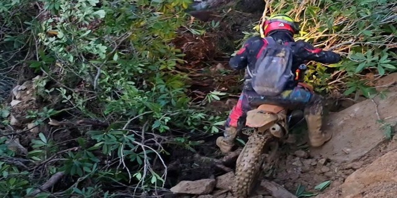 Heyelan vatandaşı mağdur, adrenalin tutkunlarını mutlu etti