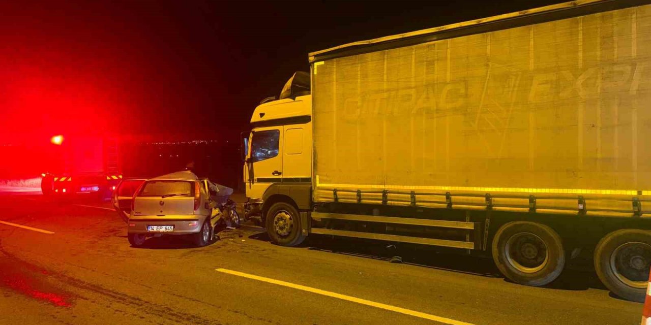 Bolu’da D-100’de feci kaza: 1 ölü