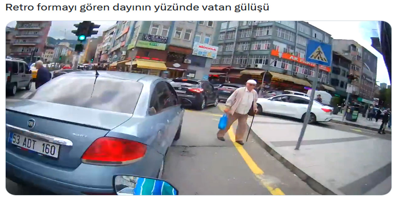 Çaykur Rizespor’un Retro Forması Rize Caddelerinde Duygu Dolu Anlar Yaşattı