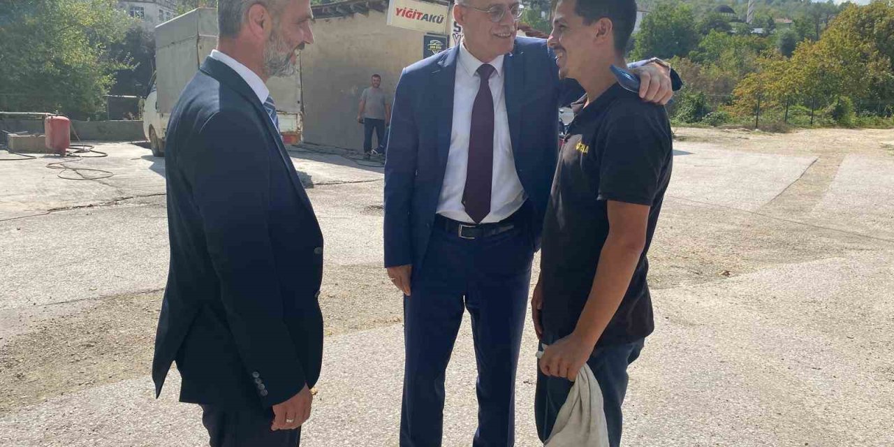 Yığılca’nın spor alanlarını Arslantürk inceledi