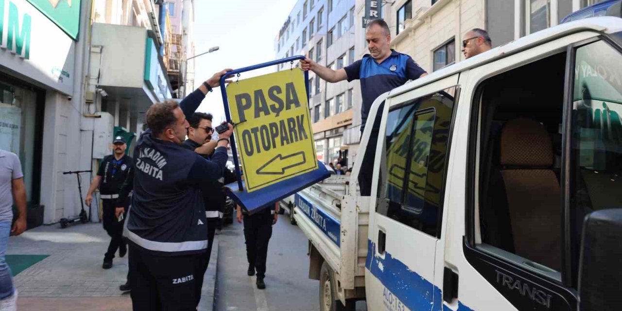 Samsun’da kaldırım işgali ile mücadele
