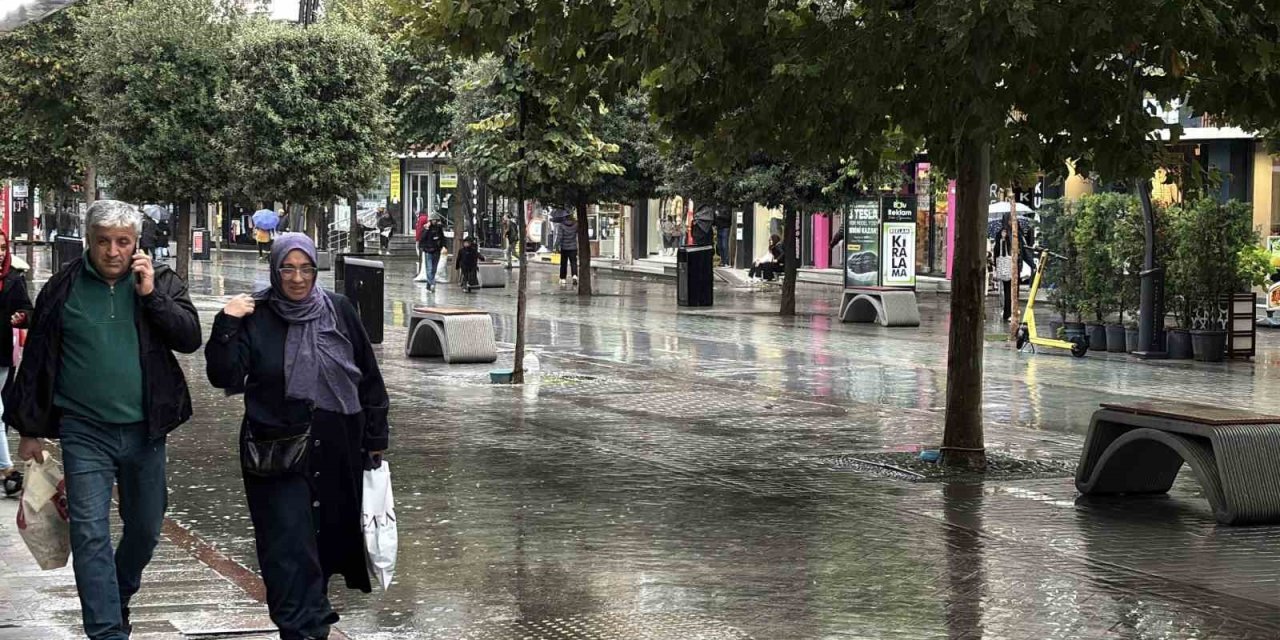 Bolu’da yağmur etkili oldu
