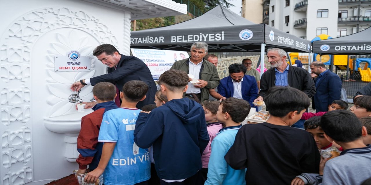 Kent Çeşmelerinin Üçüncüsü, Bahçecik’te Hizmet Vermeye Başladı