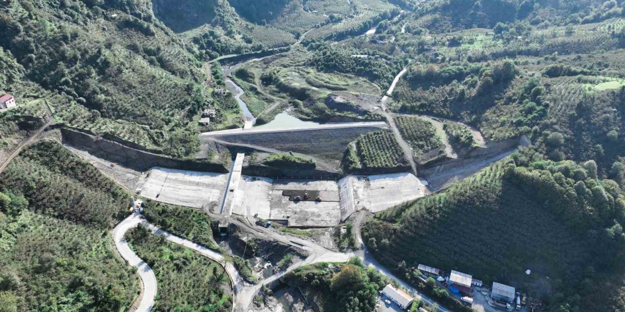 Salıpazarı Barajı’nda çalışmalar devam ediyor