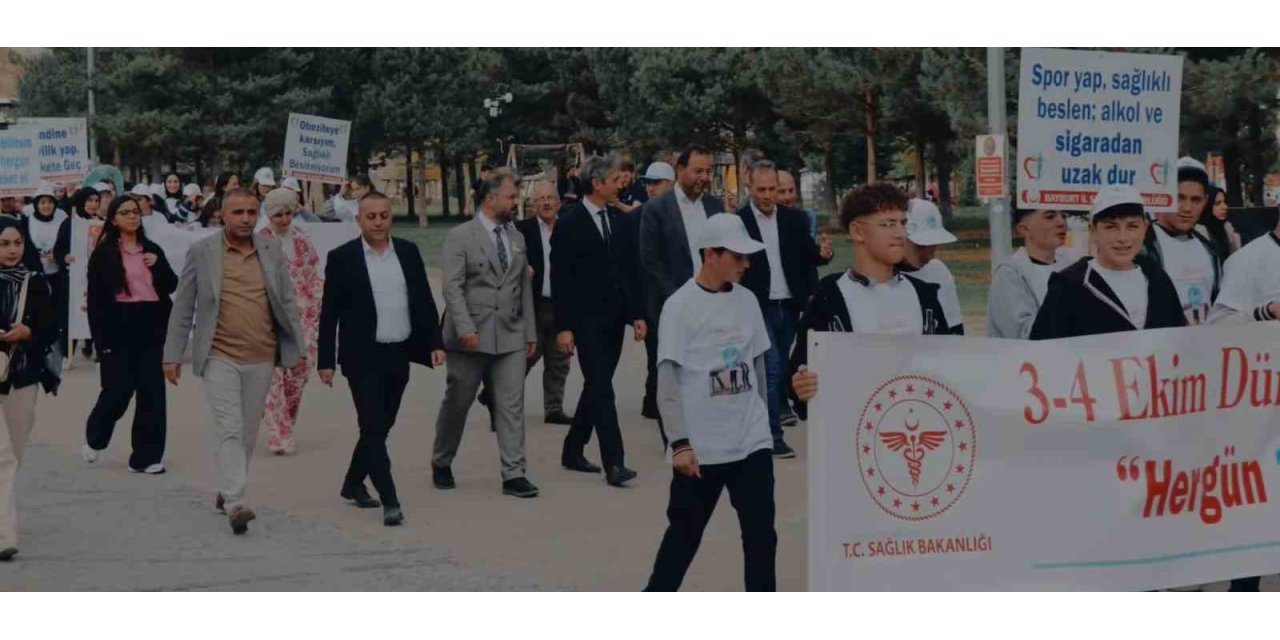 Bayburt’ta sağlıklı yaşam için adım attılar