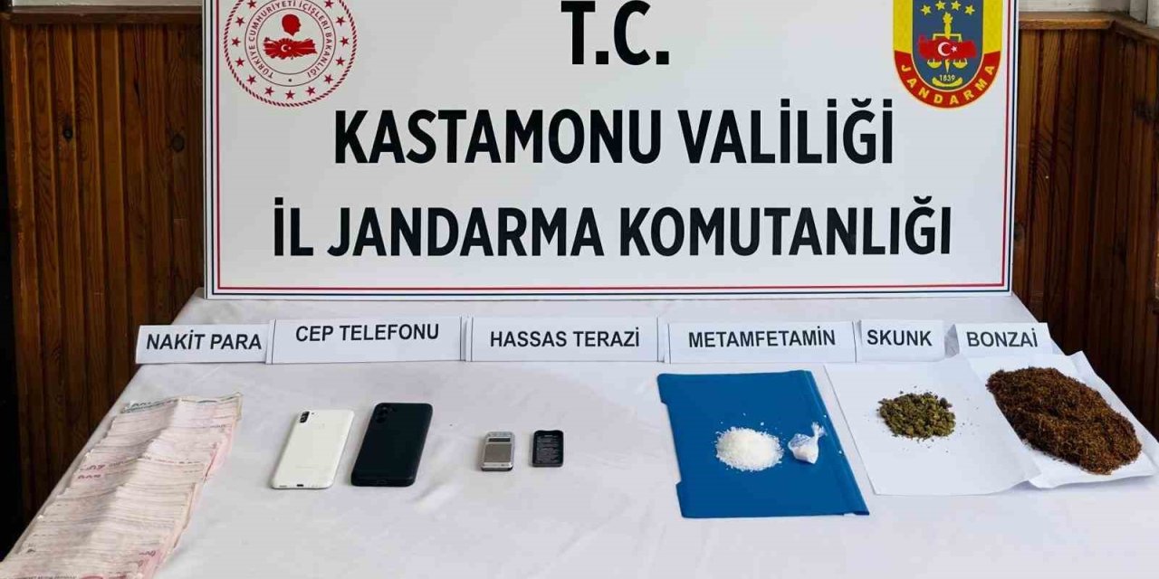 Kastamonu’da uyuşturucu maddeyle yakalanan şüpheli tutuklandı