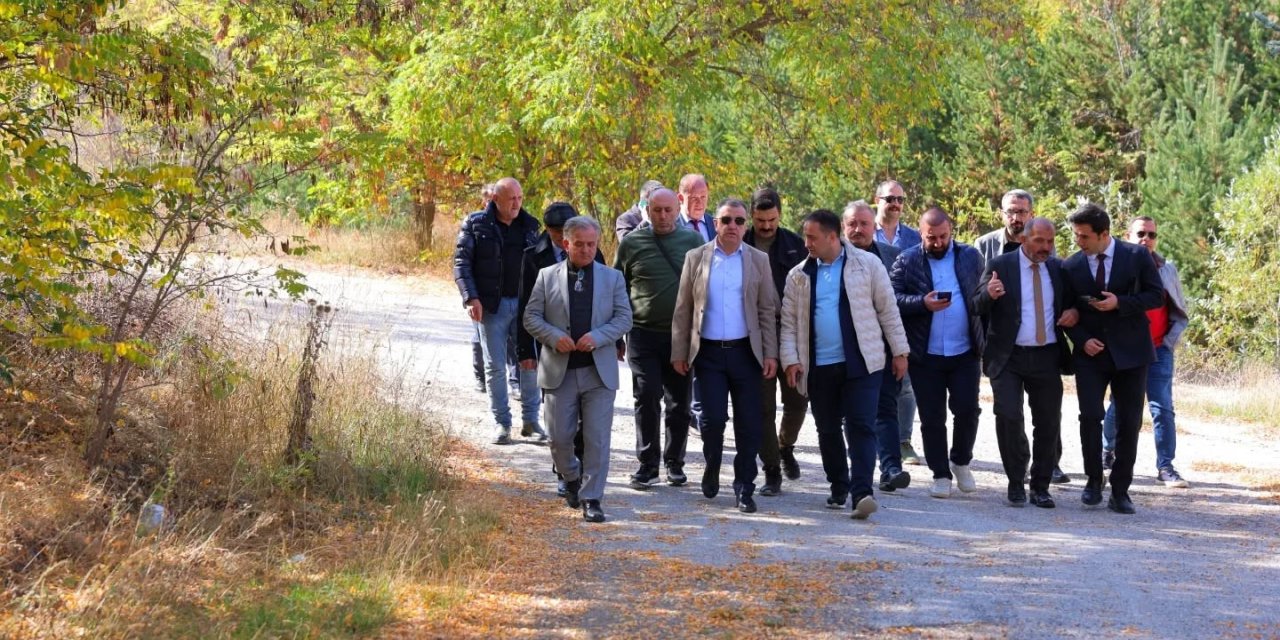 Aslandağı’nın turizm potansiyeli yerinde incelendi