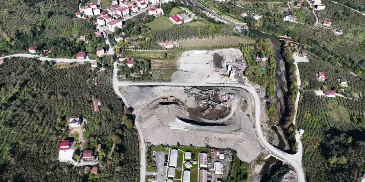 Salıpazarı Barajı’nın yüzde 61’i tamam