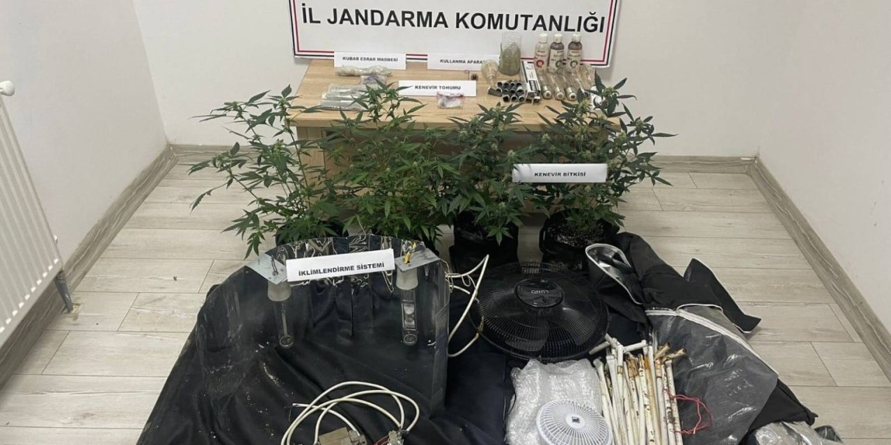 Samsun’da evdeki uyuşturucuya 1 gözaltı