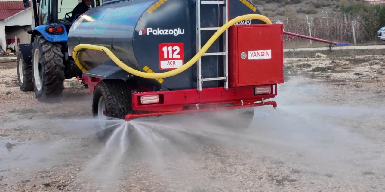 Bolu’da köylülere yangınlara müdahale için hibe destekli su tankeri kredisi