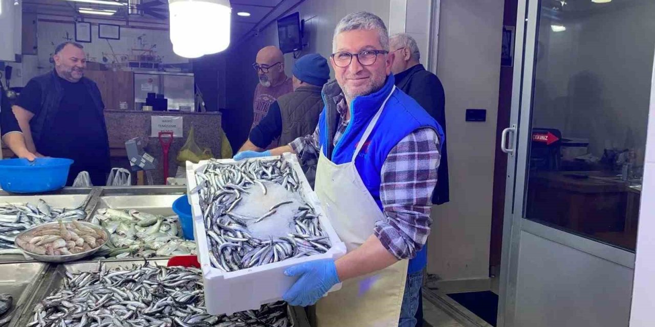 Sinop’ta hamsi fiyatları yarıya düştü
