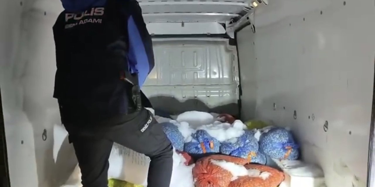 Samsun polisinden kaçak midye operasyonu