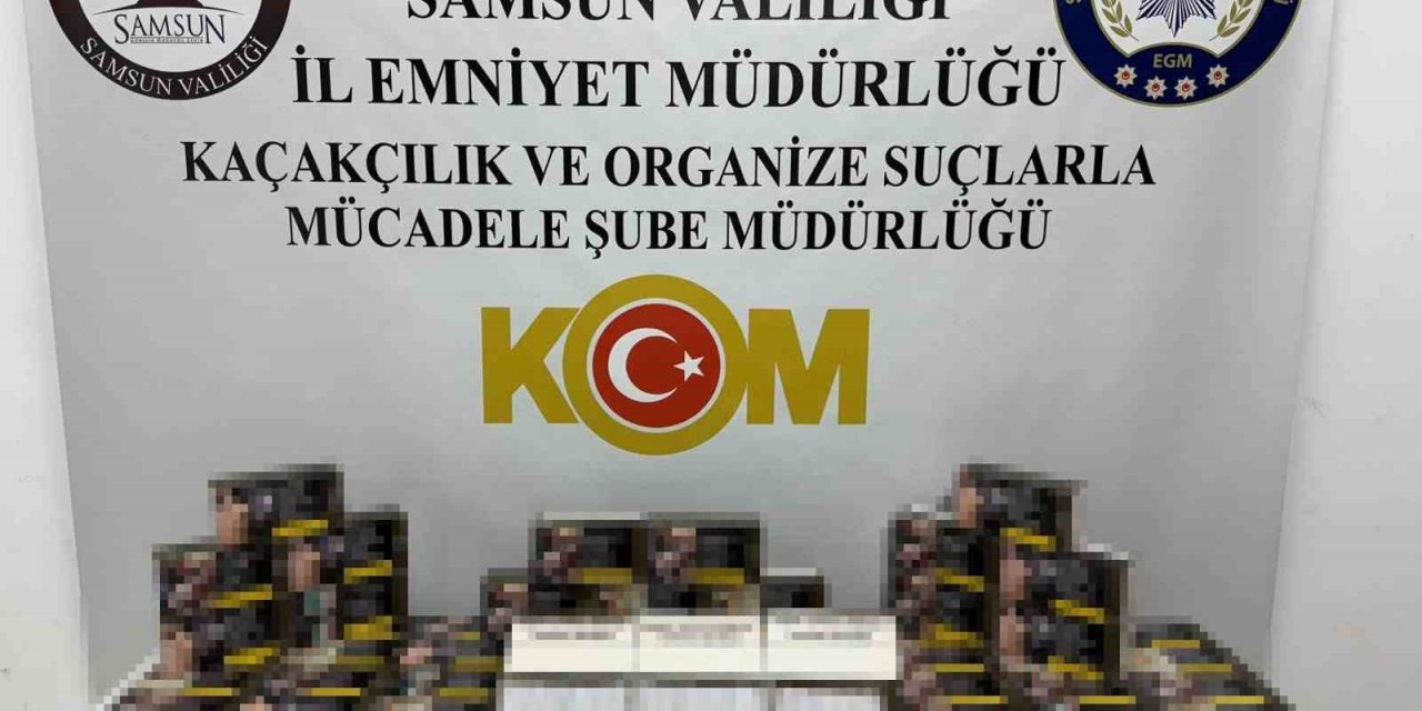 Tütün operasyonunda 12 bin 800 makaron ele geçirildi