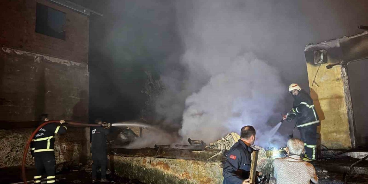Giresun’da mısır fırını 1 ev ve 1 serentiyi kül etti