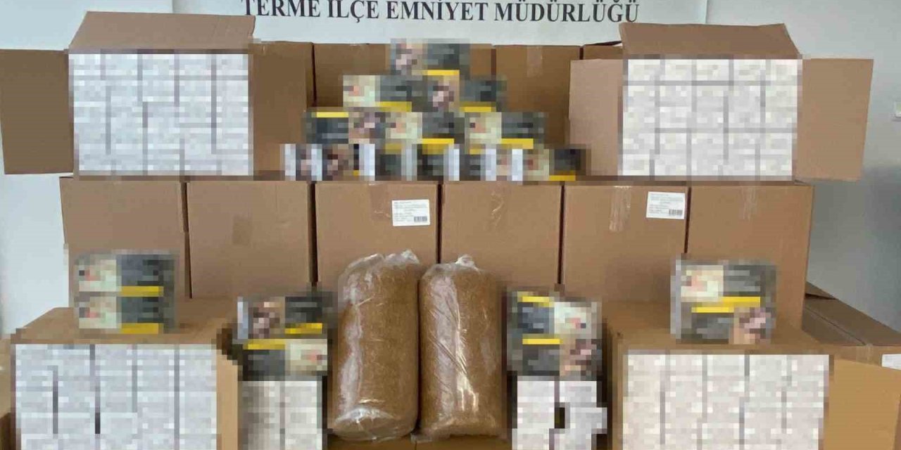 Tütün operasyonunda 461 bin makaron ele geçirildi