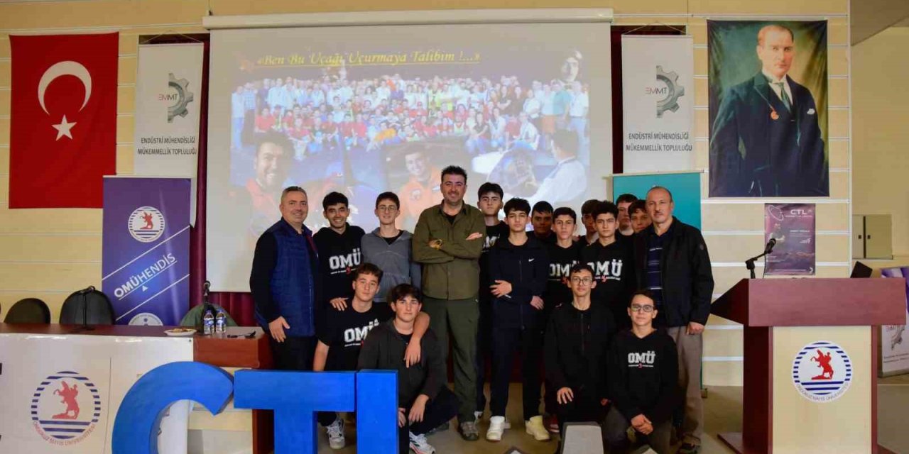 TUSAŞ baş test pilotundan öğrencilere ’gökyüzü dersleri’