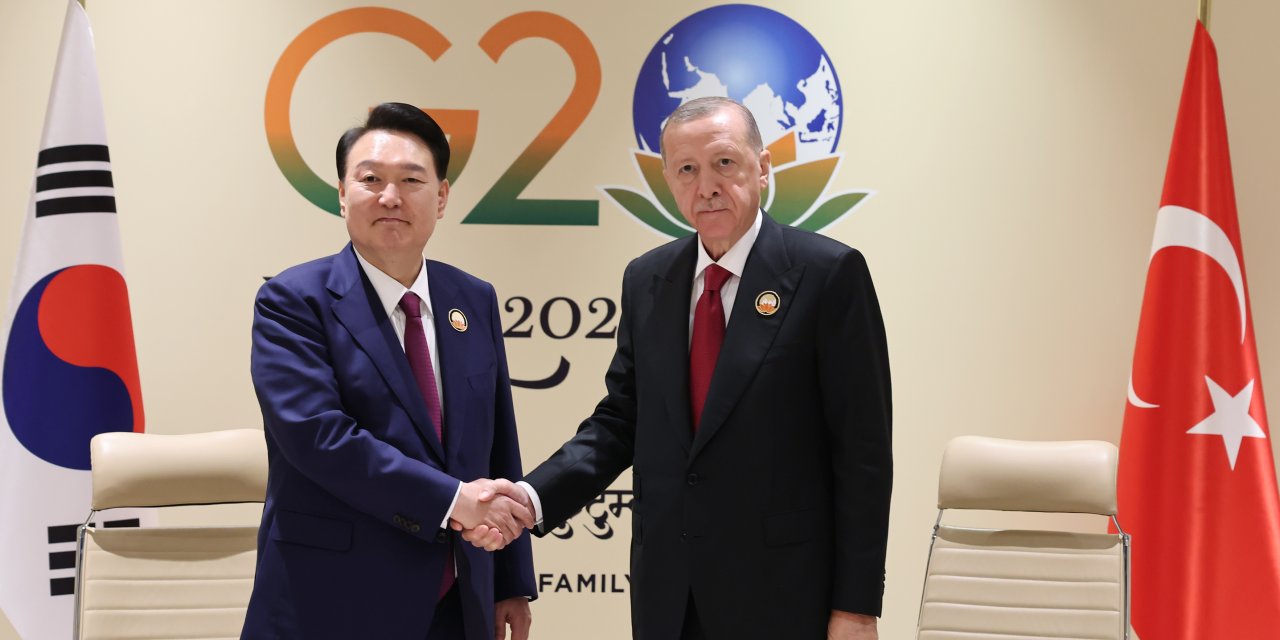 Cumhurbaşkanı Erdoğan, Güney Kore Cumhurbaşkanı İle Görüştü