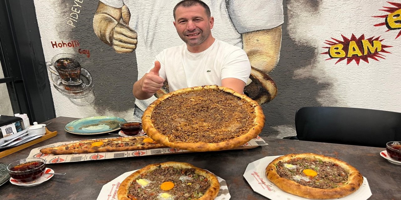 Pidenin bu kez elmalısını yaptılar