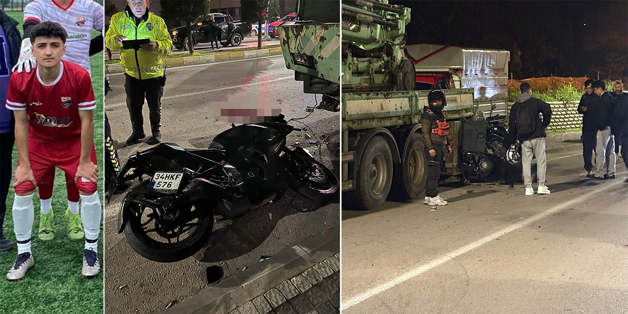 Amatör futbolcu motosiklet kazasında hayatını kaybetti