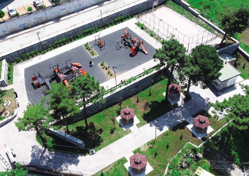 Canik’te aydınlatma ve park çalışmaları