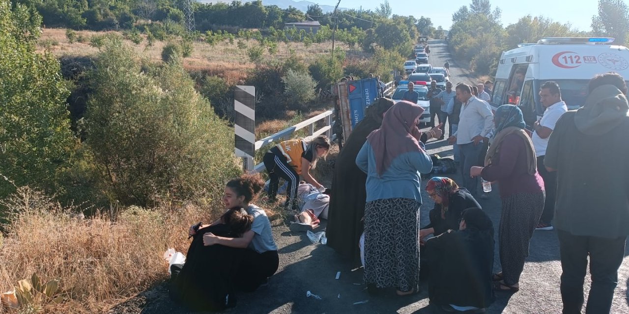 Elazığ'da Patpat Devrildi: 3'ü Ağır, 14 Yaralı