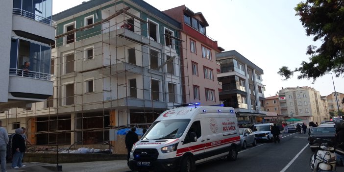 Ordu'da inşaattan düşen işçi yaralandı
