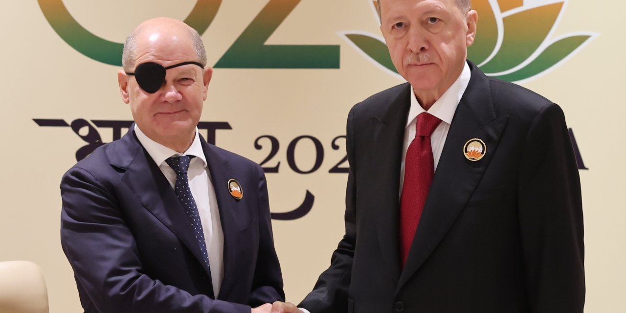 Cumhurbaşkanı Erdoğan, Almanya Şansölyesi Scholz İle Bir Araya Geldi