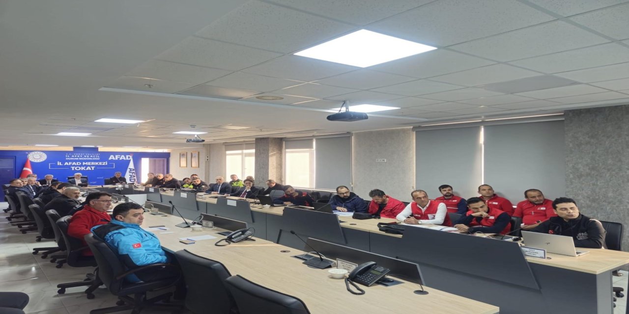 245 personel Tokat’ta afet müdahalesi provası yaptı