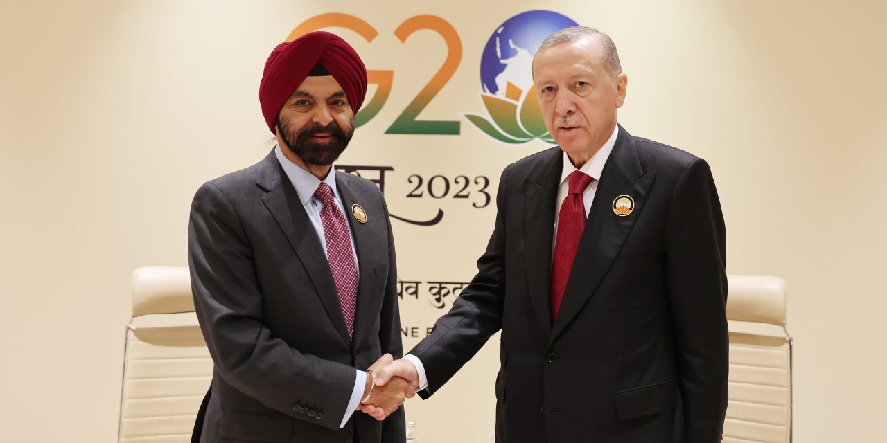 Cumhurbaşkanı Erdoğan, Dünya Bankası Başkanı Banga İle Görüştü