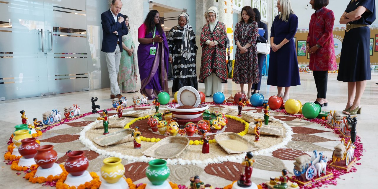 Emine Erdoğan, Yeni Delhi’de Lider Eşleri Bir Araya Geldi