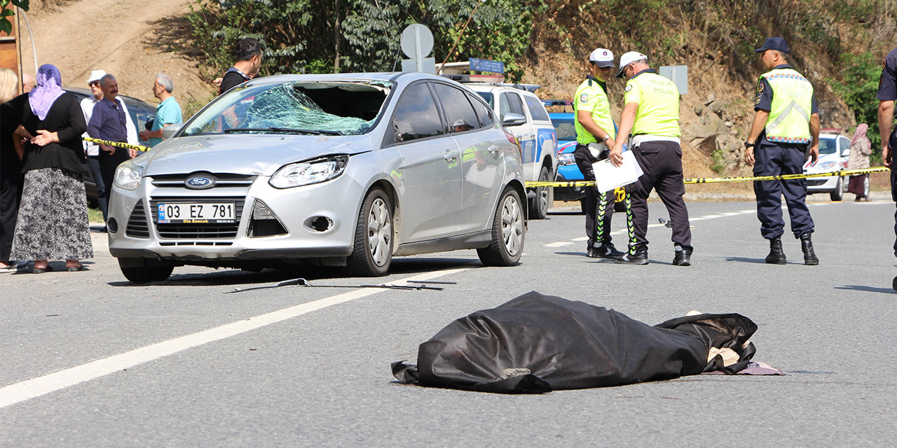 Trabzon'da otomobilin çarptığı yaya öldü
