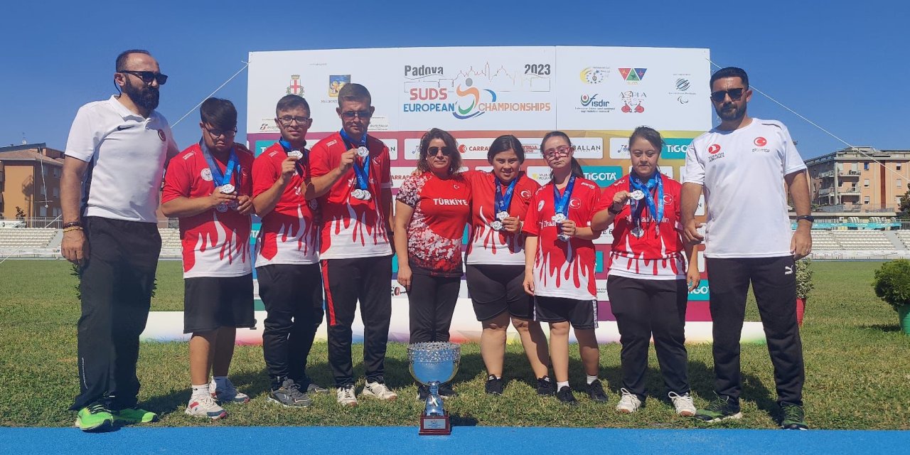 Milli Özel Atletler, Avrupa Şampiyonası'nda Takım Halinde 2'nci Oldu