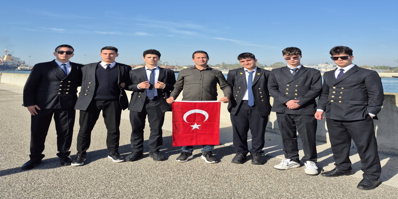 Rize'de liseli denizciler Avrupa'ya açılıyor