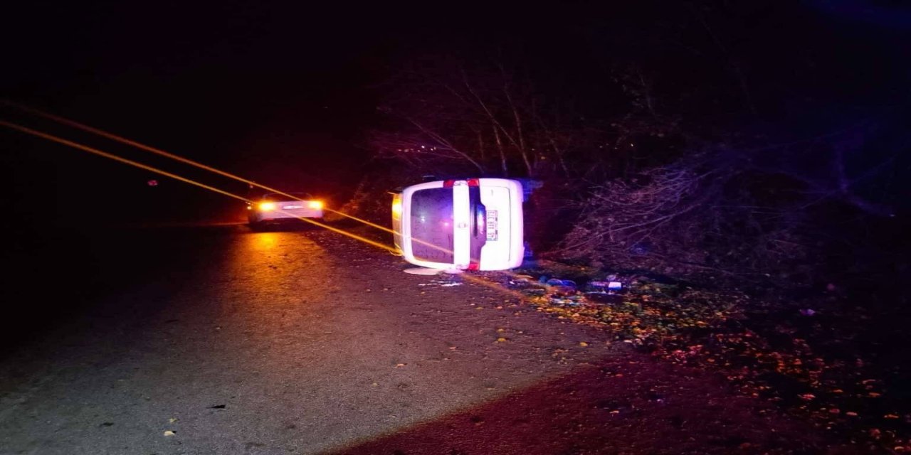 Tokat'ta otomobil kontrolden çıktı: 1 yaralı