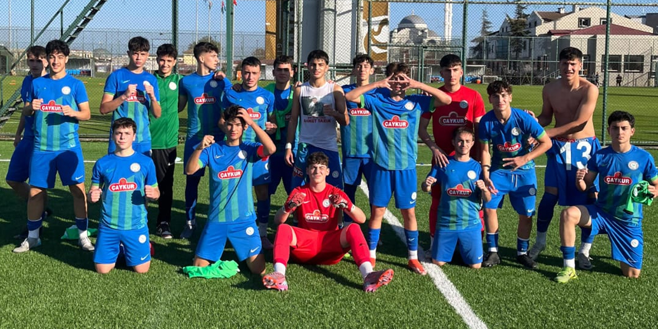 Çaykur Rizespor U16'dan gol yağmuru: Bosut şov yaptı