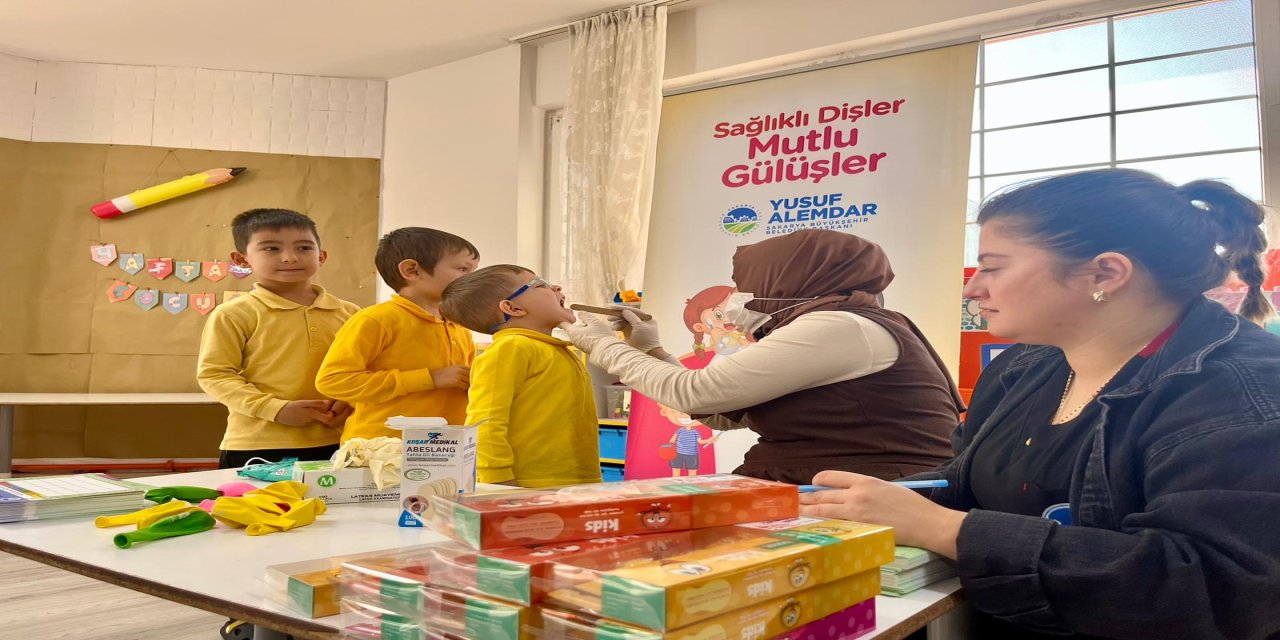 550 minik öğrenci ağız ve diş sağlığı taramasından geçti