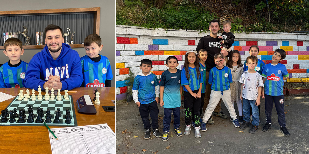 Rize’de Satranç ve Rizespor Kültürü Bir Arada: Hanedar Satranç Akademi’den Yeşil-Mavili Duruş