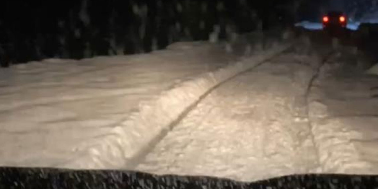 Rize’nin yüksek kesimlerinde yoğun kar yağışı etkili oldu