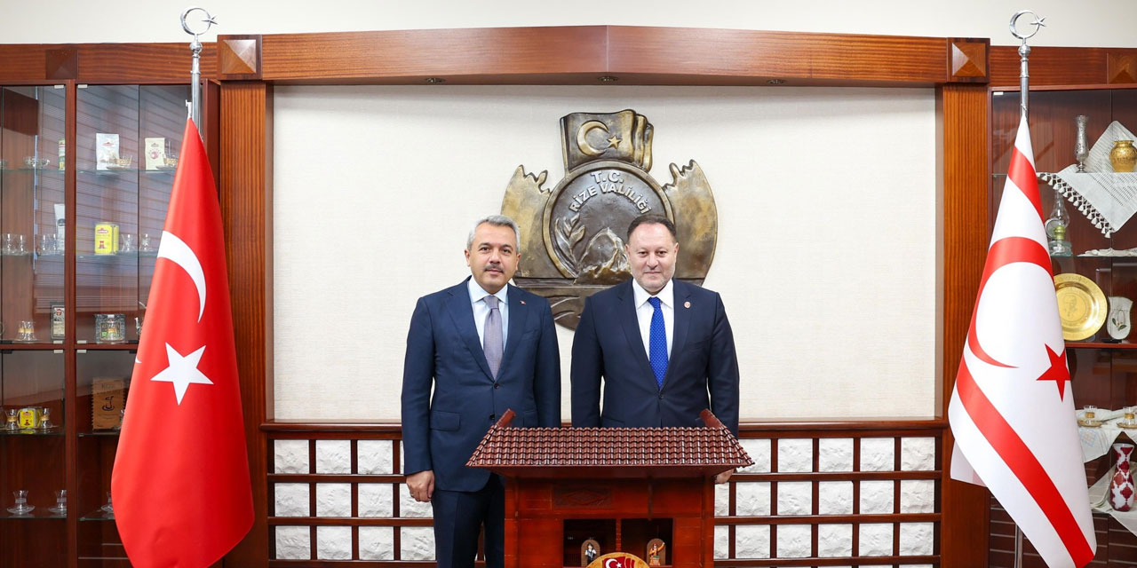 KKTC Meclis Başkanı Öztürkler ve Heyeti Rize'de