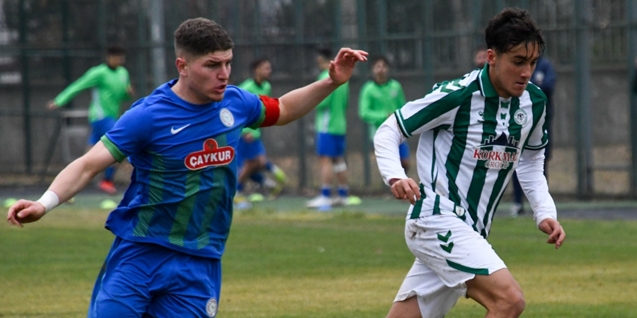 Çaykur Rizespor U19, Konya'dan eli boş döndü