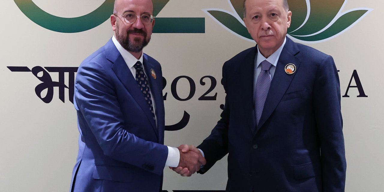 Erdoğan, Avrupa Konseyi Başkanı Michel İle Görüştü