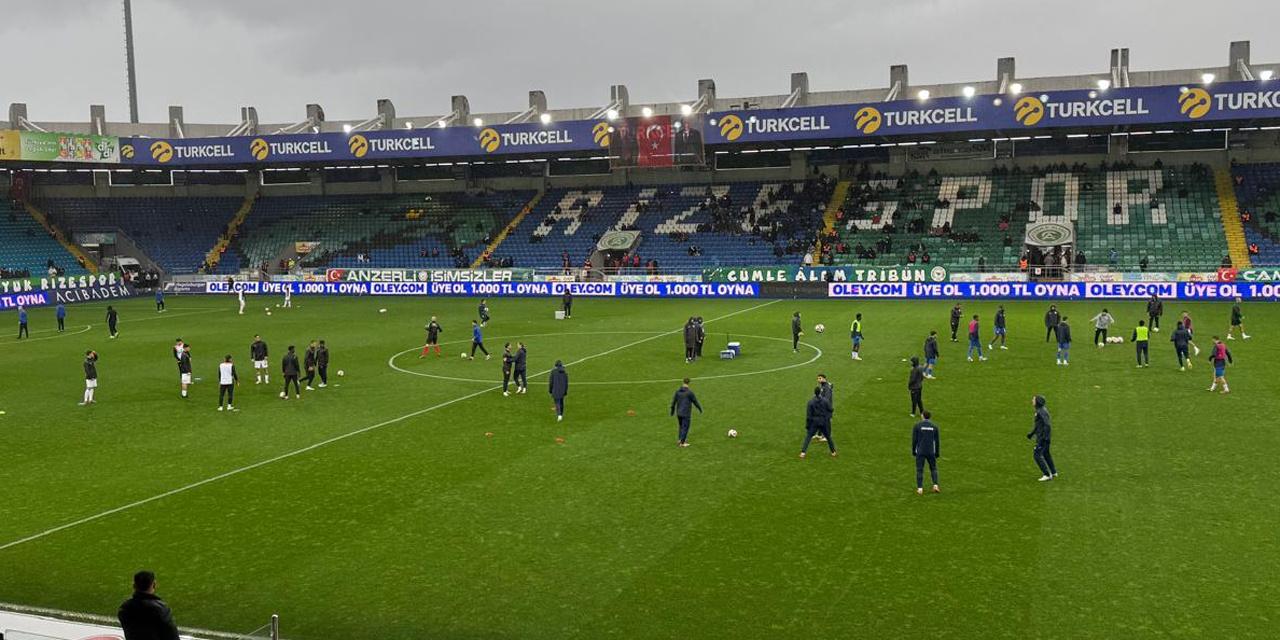 Çaykur Rizespor ve Eyüpspor'un onbirleri belli oldu