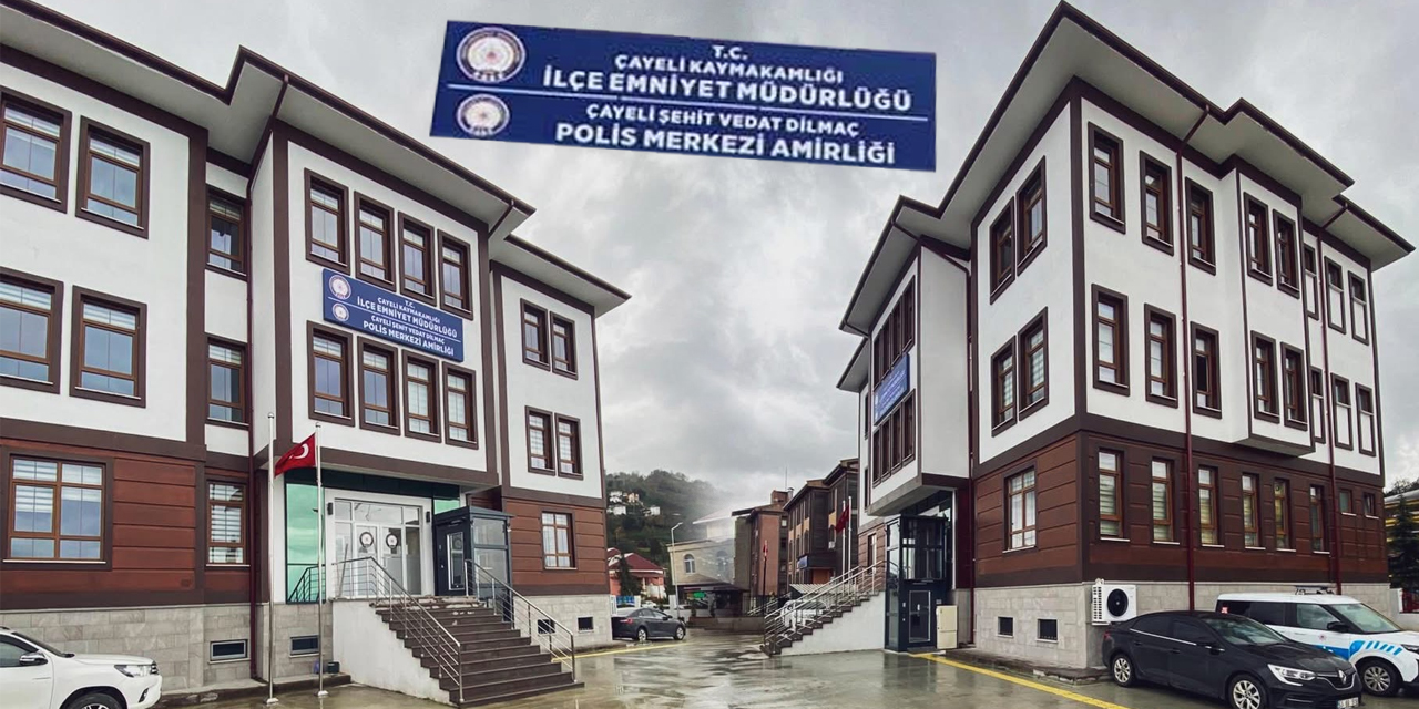 Çayeli İlçe Emniyet Müdürlüğü yeni hizmet binasında