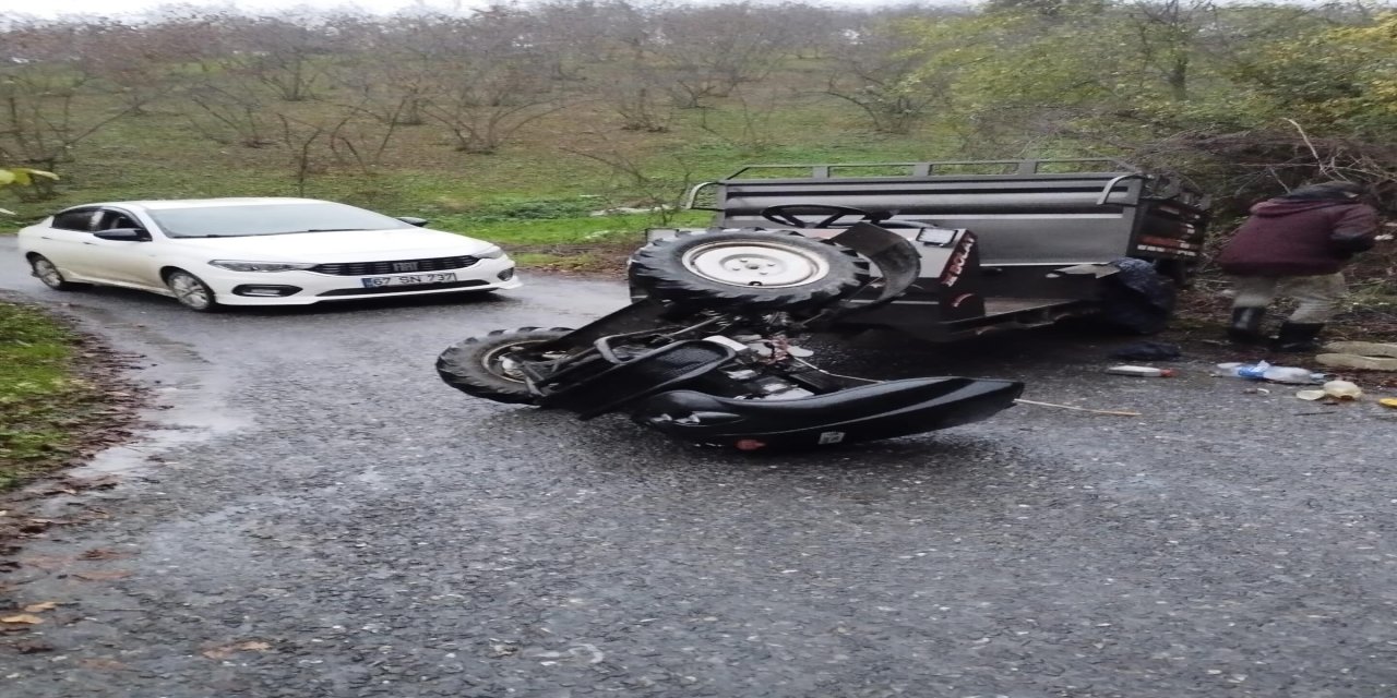 Alaplı’da pat pat kazası: 2 yaralı