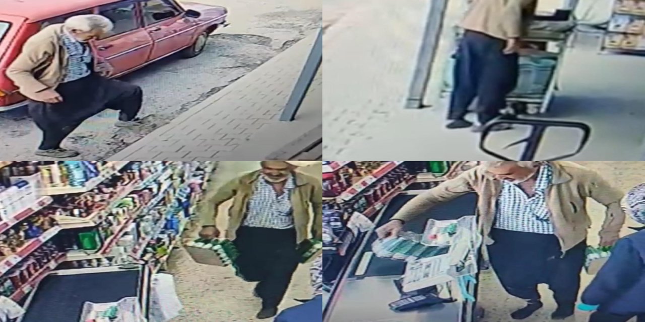 Mersin'de içleri ısıtan görüntü: Çamurlu ayakkabısını çıkardı, çorapla markette alışveriş yaptı