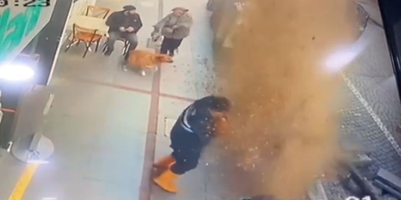 Rize’de Su Borusu Patladı, İş Yerlerini Su Bastı!