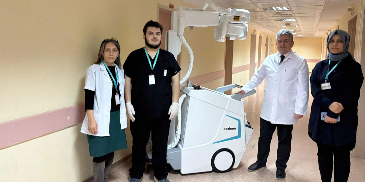 Rize Eğitim ve Araştırma Hastanesinde Yerli ve Milli Mobil Dijital Röntgen Cihazı Hizmete Girdi