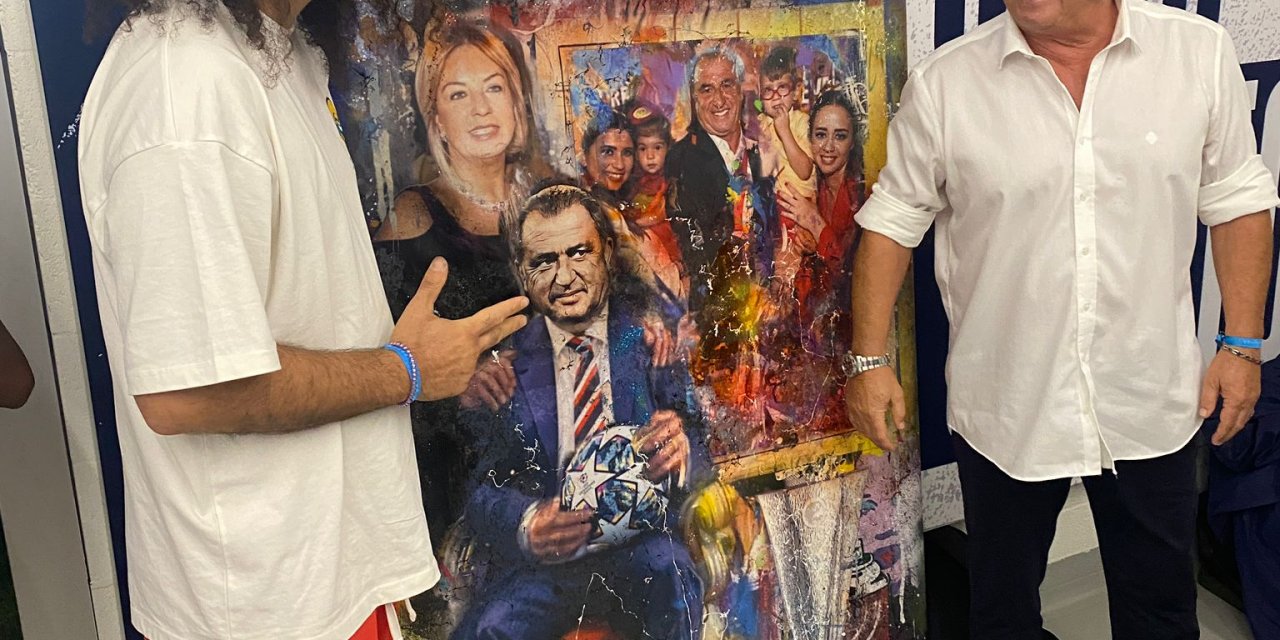 Fatih Terim Ve Ailesi İçin Ersan Kay'dan Özel Tablo Takdimi